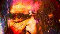 Thumbnail of close-up from the eyes filled with rage in the O.D.I.U.M or Die NFT collectible artwork