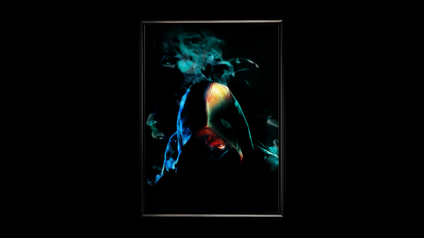 Then Death has Come HEROPLOT framed NFT collectible artwork