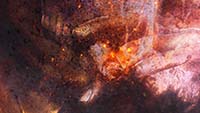 Cigar and missing finger thumbnail detail from the You Reek of Fear NFT collectible artwork