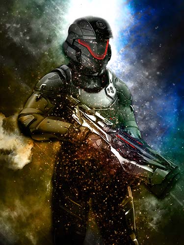 DomiForce Ranger fine art print from HEROPLOT