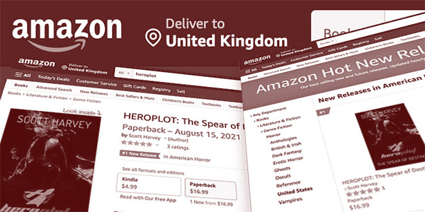 HeroPlot: The Spear of Destiny Debuts at #1 on Amazon Hot New Releases